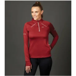 2022 Weatherbeeta Victoria Premium Thermal Baselayer Top 100625 - Maroon Colour Maroon -Ariat Shop wb baselayer victoria mrn07.700x700