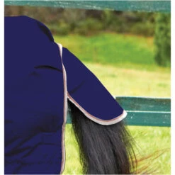 2022 Weatherbeeta Comfitec Essential Lite Combo Neck Turnout Rug - Navy / Silver Colour Navy/Silver -Ariat Shop weatherbeeta comfitec essential combo neck lite navy silver white 8035 tail.700x700 1